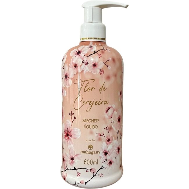 Mahogany Sabonete Liquido Flor De Cerejeira 600Ml