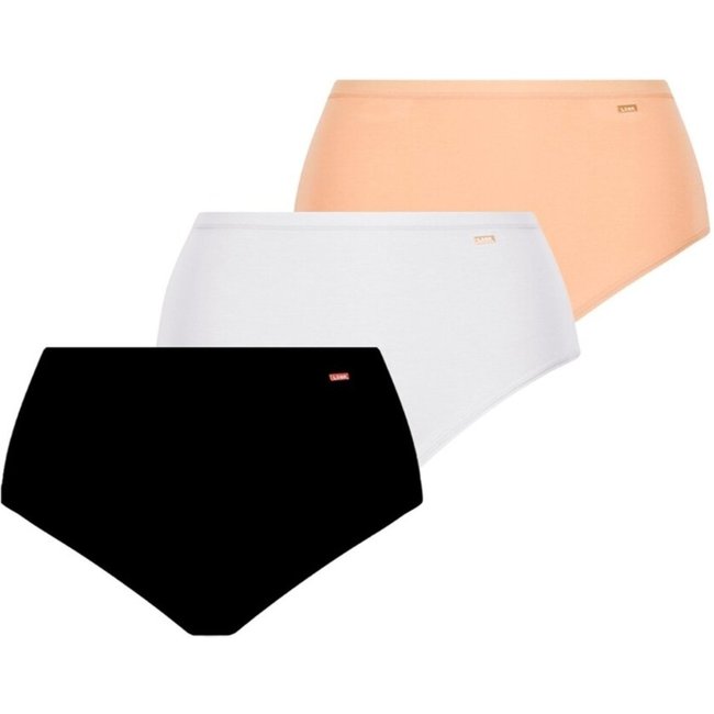Kit com 3 Calcinhas Alta Loba 40351-001 Preto
