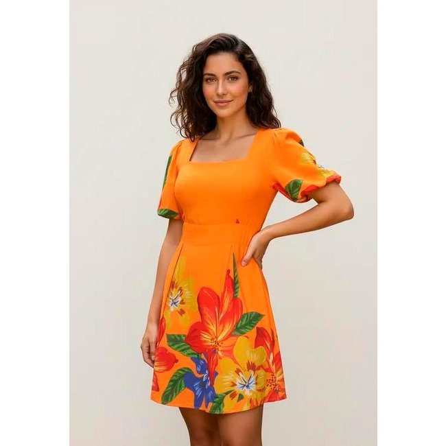Vestido Amazonia Vital Curto Brisa Sol da Amazônia