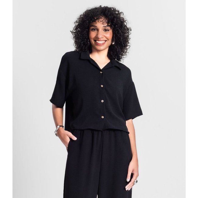 Camisa Feminina Em Air Flow Rovitex Preto