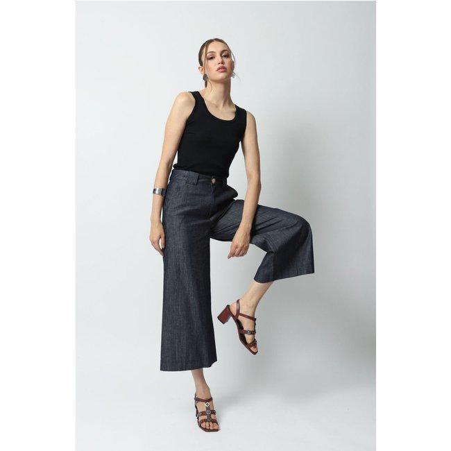 Calça Jeans Alfaiataria Pantacourt M Gazzy