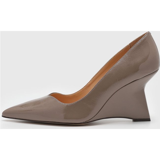 Scarpin Feminino Luiza Barcelos Salto Médio Bico Fino Taupe