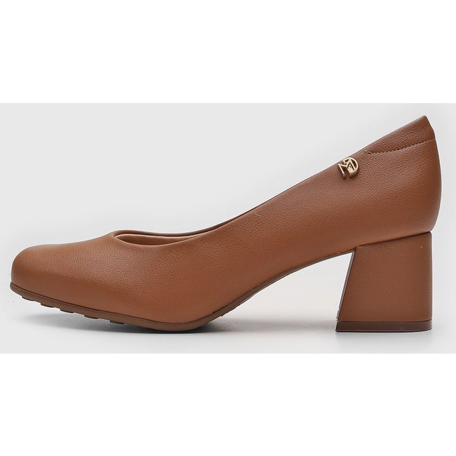 Scarpin Modare Liso Caramelo