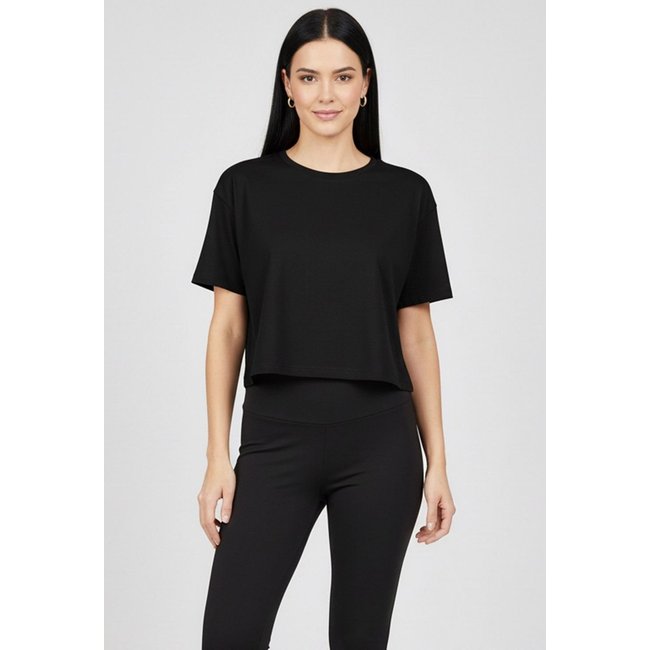 Blusa Feminina Básica Manga Curta Marialícia