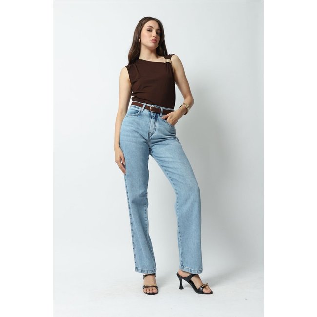 Calça Jeans Reta 36 Gazzy