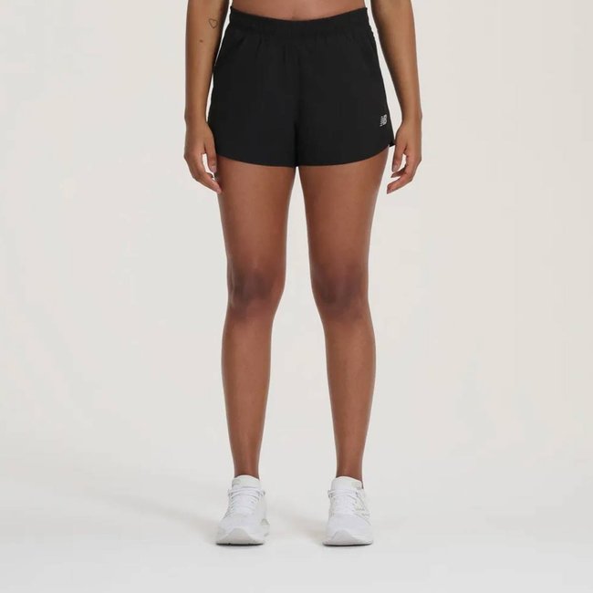 Shorts New Balance Sport Essentials Run 3 Feminino Preto