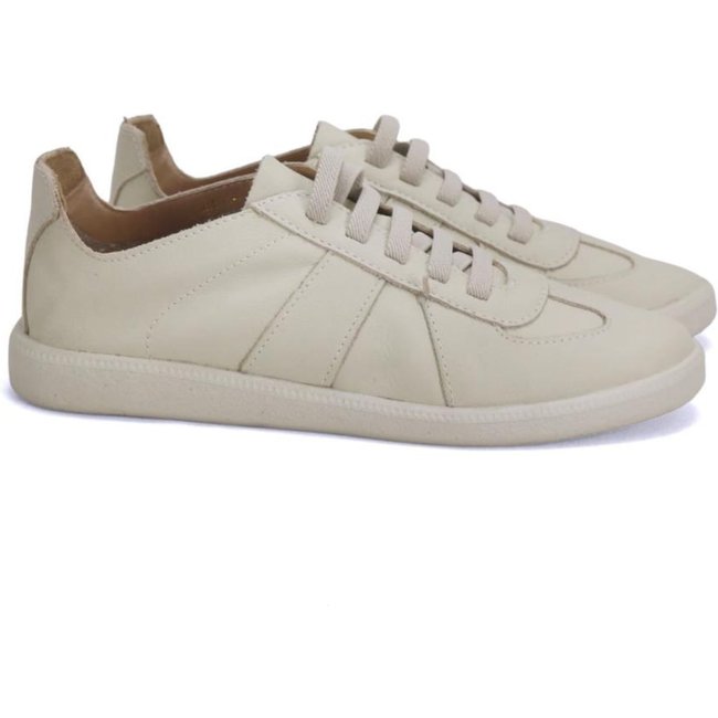 Tênis em couro off white Incolor