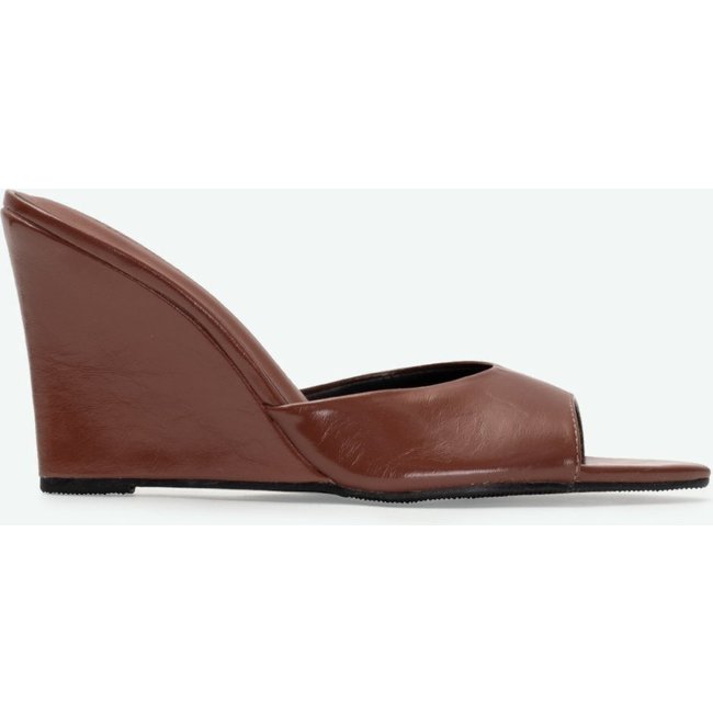 Open Mule Serena Marrom Suzana Santos