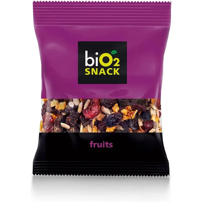 Mix de Frutas e Sementes Desidratadas biO2 Snack Fruits 50 g