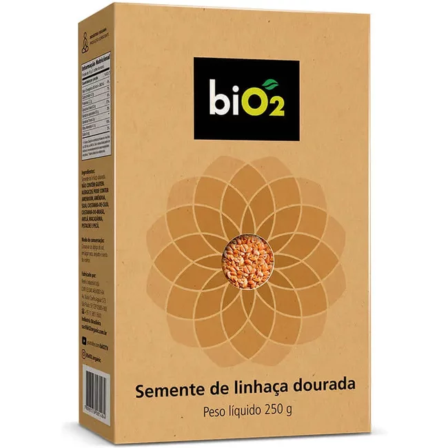 biO2 Semente de Linhaça Dourada 250 g