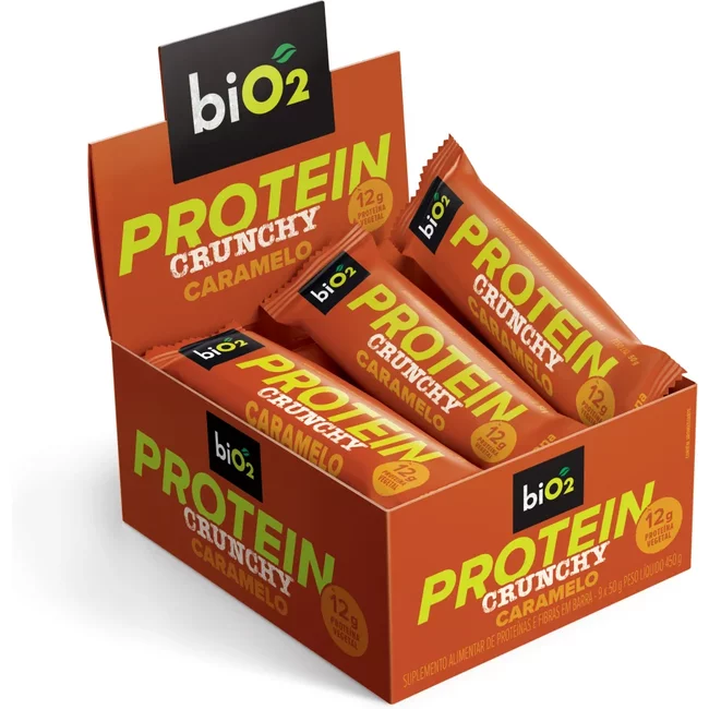 Barra de Proteína biO2 Protein Crunchy Bar 50 g