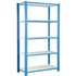 Simonrack Schwerlastregal OFFICCLICK 5 8435104916124 blau, weiß 90,0 x 30,0 x 210,0 cm