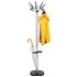 MAUL Kleiderständer Caligo 9408095 silber Metall 32 Haken 46,0 x 175,0 cm