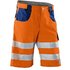 KÜBLER® unisex Warnschutzhose kurz REFLECTIQ orange, kornblau Größe 48