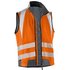 KÜBLER® unisex Warnweste REFLECTIQ warnorange, anthrazit Größe M