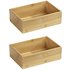 2 WENKO Terra Ordnungsboxen braun 22,0 x 15,0 x 7,0 cm