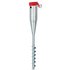 relaxdays Bodendübel für Sonnenschirm silber, Stahl