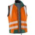 KÜBLER® unisex Warnweste REFLECTIQ orange, moosgrün Größe S
