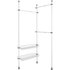WENKO Teleskop-Garderobe Herkules Duo 50611100 grau Metall 164,0 – 215,0 x 165,0 – 300,0 cm