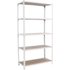 Simonrack Schwerlastregal MADERCLICK MEGAPLUS 5 8425437077531 weiß 120,0 x 40,0 x 200,0 cm