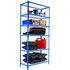 Simonrack Schwerlastregal SIMONCLICK MEGAPLUS 6 8425437077111 blau, weiß 120,0 x 50,0 x 250,0 cm