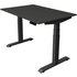 Kerkmann Move 4 elektrisch höhenverstellbarer Schreibtisch anthrazit rechteckig, T-Fuß-Gestell grau 120,0 x 80,0 cm