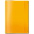 HERMA Heftumschlag transparent orange Kunststoff DIN A4