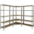 Simonrack Schwerlastregal MADERCLICK CORNER 5 8425437135415 silber 180,0 x 40,0 x 180,0 cm