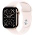 Apple Watch Series 11 42 mm Titan (GPS+Cellular) Sportarmband S/M blassrosa, roségold