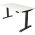 Kerkmann Move 4 elektrisch höhenverstellbarer Schreibtisch weiß rechteckig, T-Fuß-Gestell grau 160,0 x 80,0 cm
