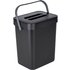 WENKO Tago Mülleimer 5,0 l schwarz