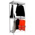 Simonrack Garderobenregal SIMONCLOTHING DOUBLE 8425437092879 grau 90,0 x 75,0 x 300,0 cm