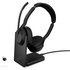 Jabra Evolve2 55 MS mit Ladestation Bluetooth-Headset schwarz