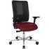 Topstar Bürostuhl Sitness Open X (N) Deluxe Alu mit Schiebesitz, OX39WTW2 T270 Stoff rot, Gestell alu