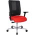 Topstar Bürostuhl Sitness Open X (N) Deluxe Alu mit Schiebesitz, OX39WTW2 T310 Stoff rot, Gestell alu