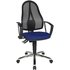 Topstar Bürostuhl Point 60 Netz Plus, G260 Stoff blau, Gestell chrom