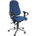 Topstar Bürostuhl Sitness® 10, SI59UG26 Stoff blau, Gestell chrom