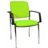 2 Topstar Besucherstühle BtoB 10 BB190A G05 grün Stoff