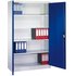CP Stahlschrank C 2000 Acurado 9460-000 S10694 lichtgrau, enzianblau 120,0 x 40,0 x 195,0 cm, aufgebaut