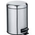 WENKO Leman Kosmetikeimer 5,0 l silber, matt