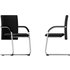 2 BISLEY Besucherstühle Classy BSFP2733 schwarz Stoff