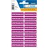 HERMA Hinweisetiketten 15037 Vertraulich, lila 40,0 x 12,5 mm, 5x 320 Etiketten