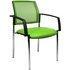 2 Topstar Besucherstühle BtoB 10 BB290A S05 grün Stoff