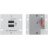 Kramer Electronics W-2UC(B) wall plate/switch cover Black