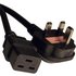 2.5M Uk (13Amp) ToSiec C19 Black Pvc 1.5Mm Power Lead