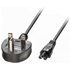 Lindy 3m UK 3 Pin to C5 Mains Cable lead free