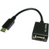 Cables Direct Display Port - VGA m/f 0.15 m VGA (D-Sub) DisplayPort Black