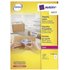 Avery L7166-250 self-adhesive label White 1500 pc(s)