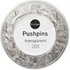 Bi-Office Push Pins Transparent (Pack 200) - Pi0326