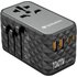 Verbatim UTA-06 100W GaN III Universal Travel Adapter with 2 x USB-C PD & QC 4+ & 2 x USB-A QC 3.0 ports